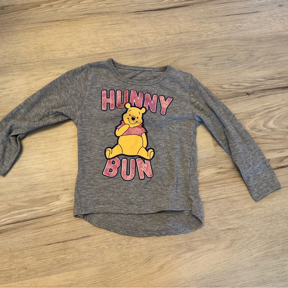 Disney Winnie the Pooh Gray Kids Shirt